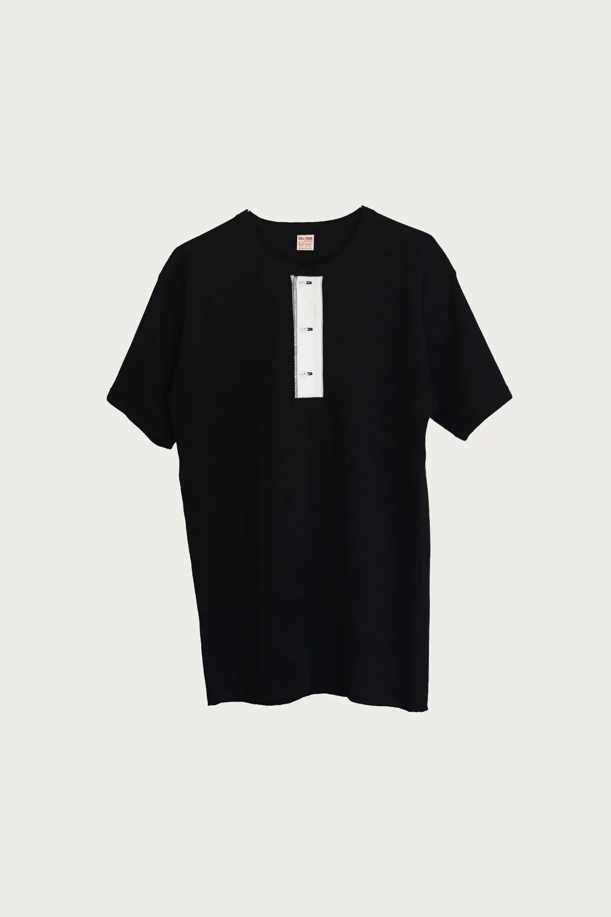 Union Henley Undershirt S/S - Black