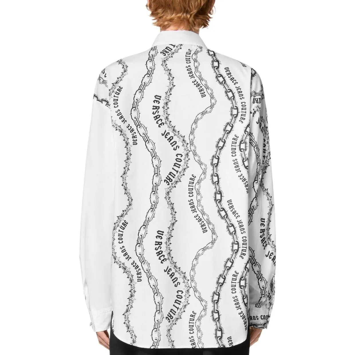 Versace Jeans Couture All-Over Chain Couture Print Shirt