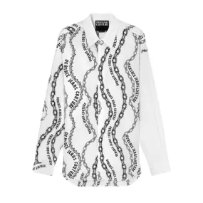 Versace Jeans Couture All-Over Chain Couture Print Shirt