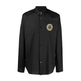 Versace Jeans Couture Black V-Emblem Shirt