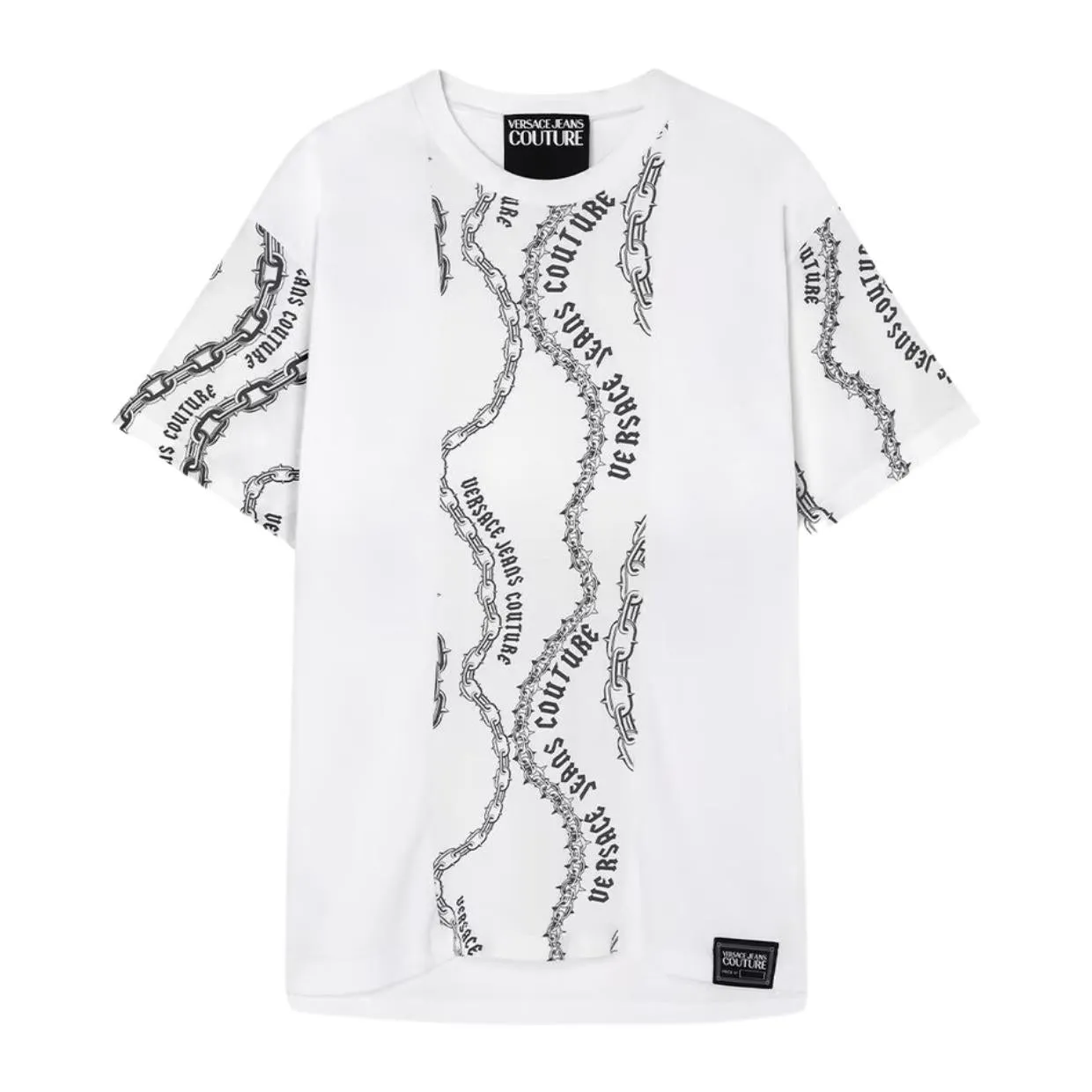 Versace Jeans Couture Chain Couture White T-Shirt