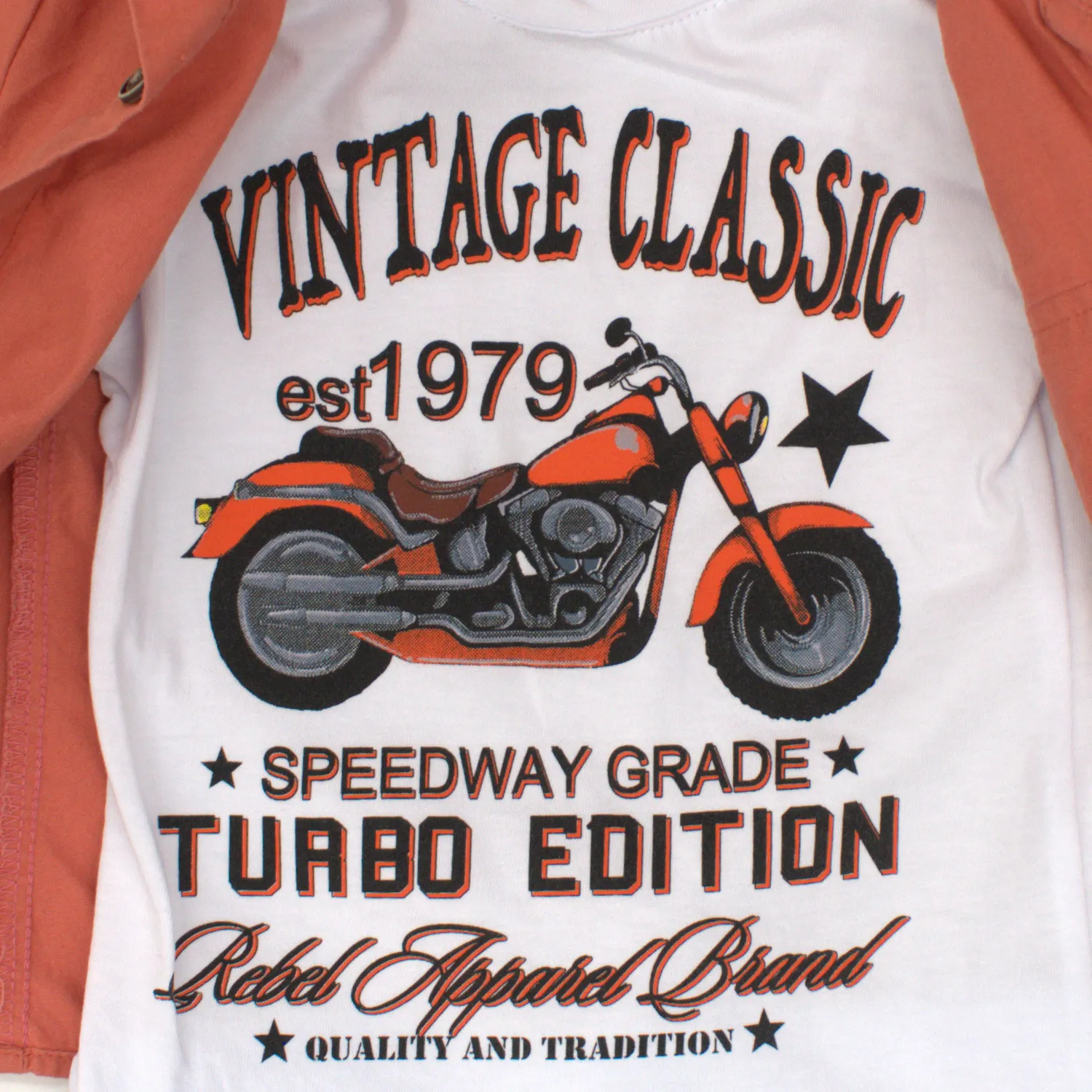 Vintage Bike Boys Casual Set