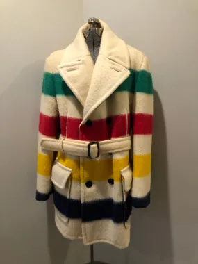 Vintage Hudson's Bay Company Point Blanket Coat with Belt, Made in Canada, SOLD