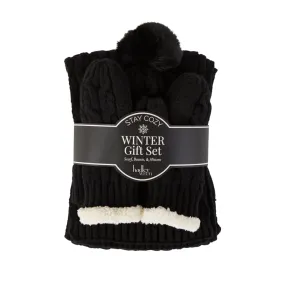 Winter Gift Set in Black