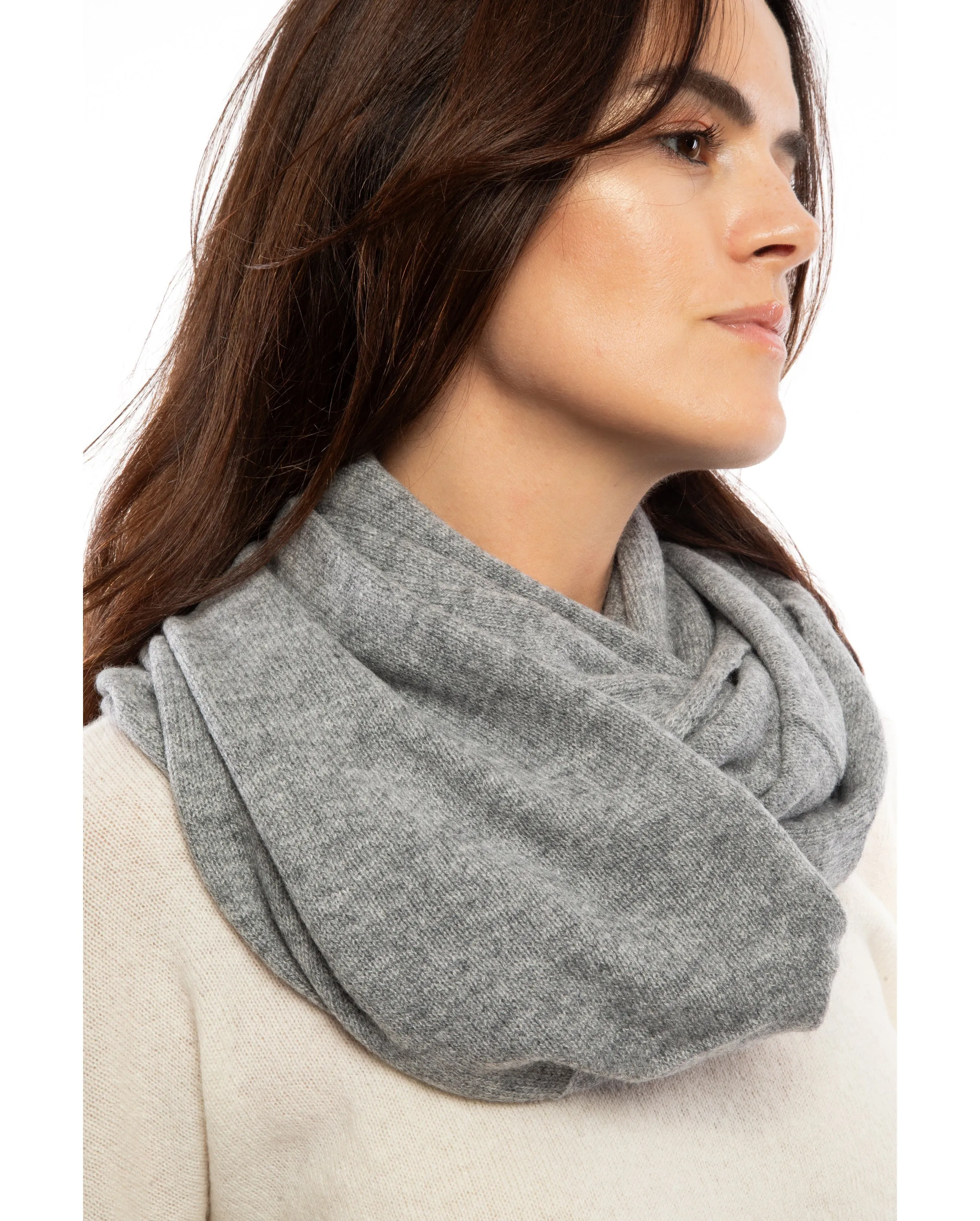 Women's Maxi Cashmere Neck Scarf Taupe