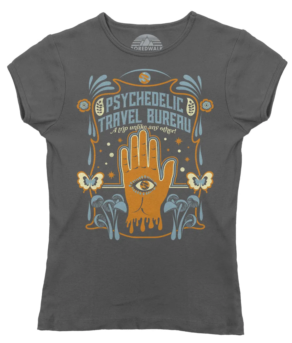 Women's Psychedelic Travel Bureau T-Shirt