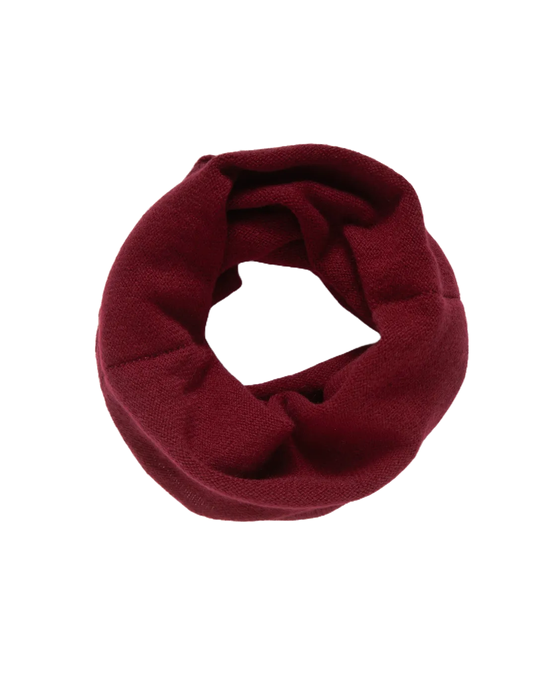 Women's Pure Cashmere Collar Scarf Bordeaux