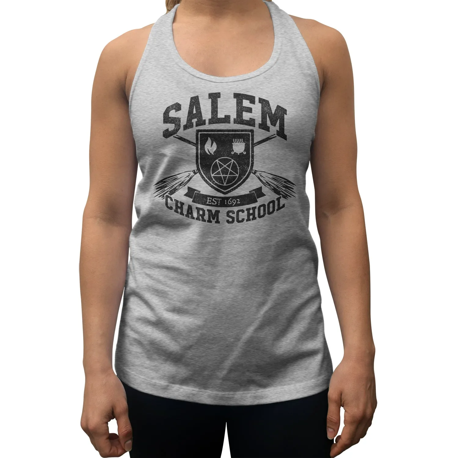 Women's Salem Charm School Racerback Tank Top