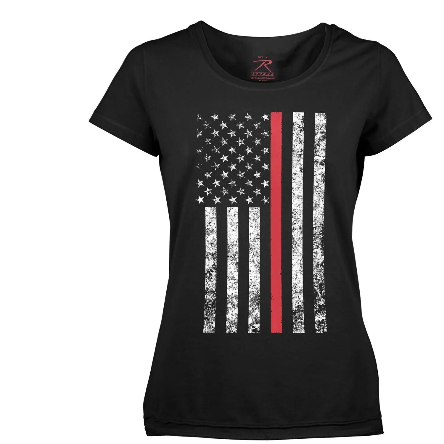 Womens Thin Red Line Longer T-Shirt