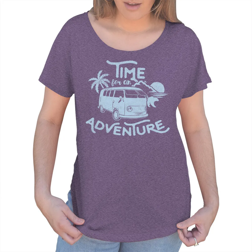 Women's Time For An Adventure Scoop Neck T-Shirt