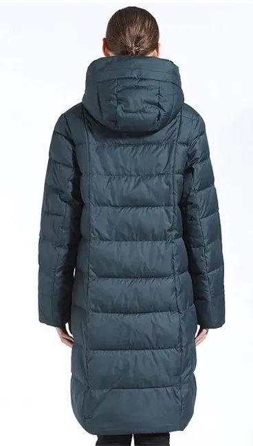 Women's Winter Warm Hooded Bio-Down Coat