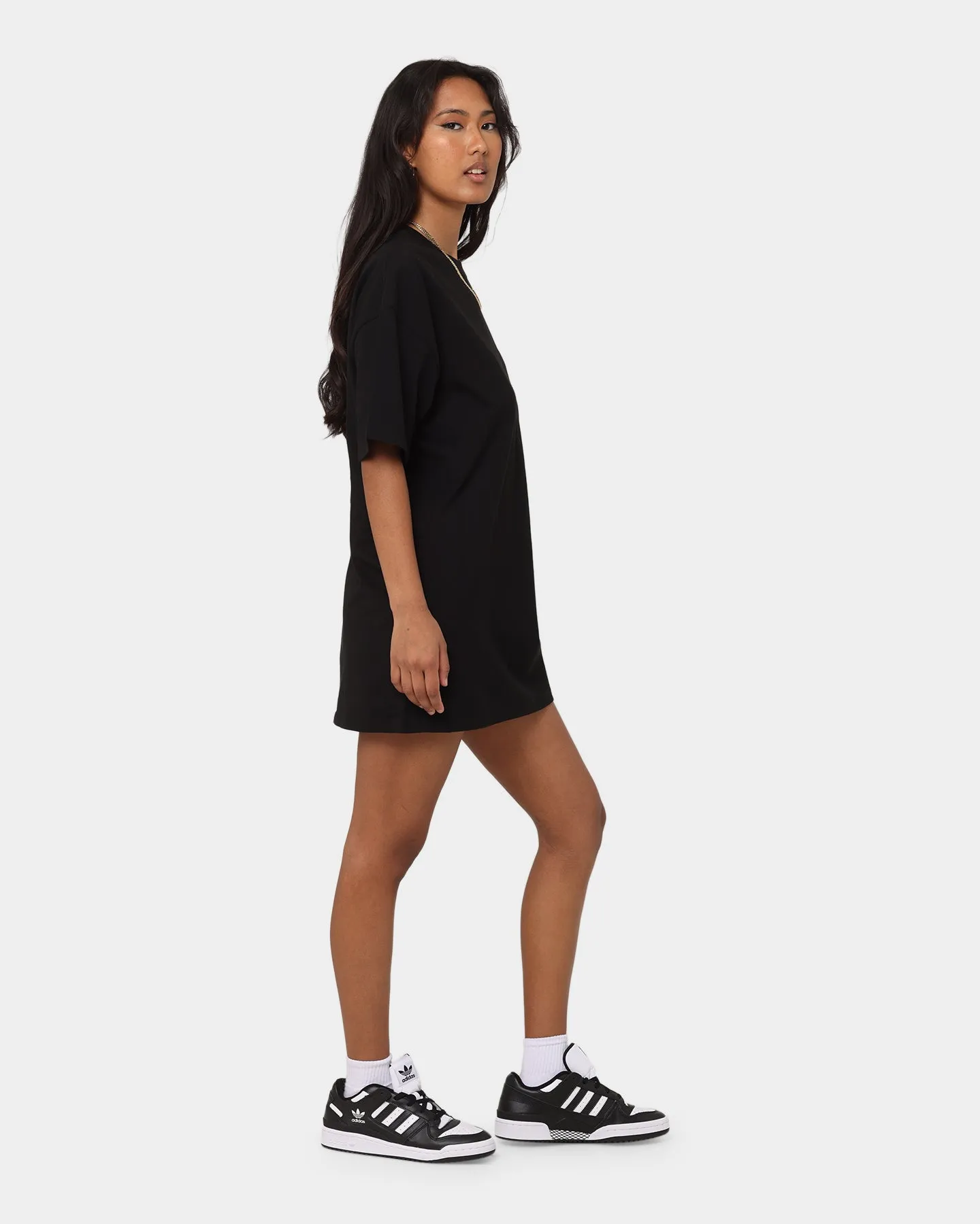 X-Girl Women's Snake Oversized Tee Dress Black